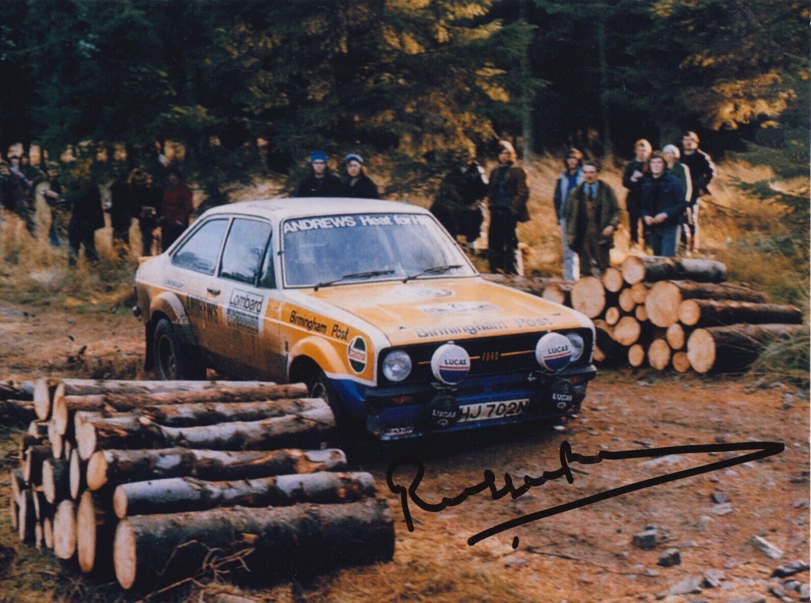 Russell Brookes Hand Signed 8x6 Photo Poster painting - Rally Autograph.