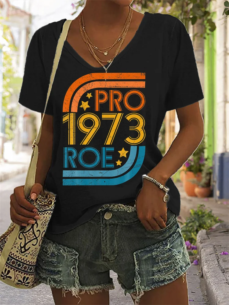 PRO ROE 1973 Roe Vs Wade Pro Choice T Shirt