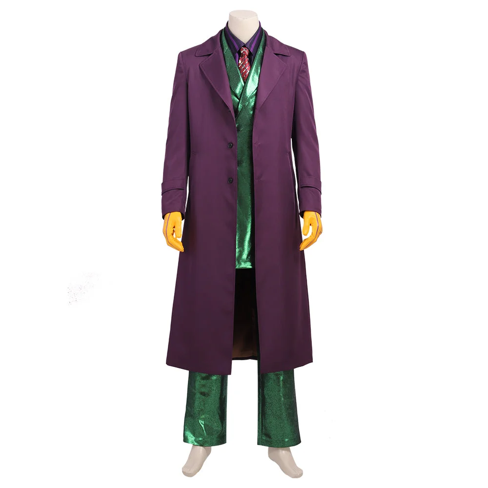 The Joker Cosplay Costumes Gotham City Nightmare Joker Classic Purple Suit