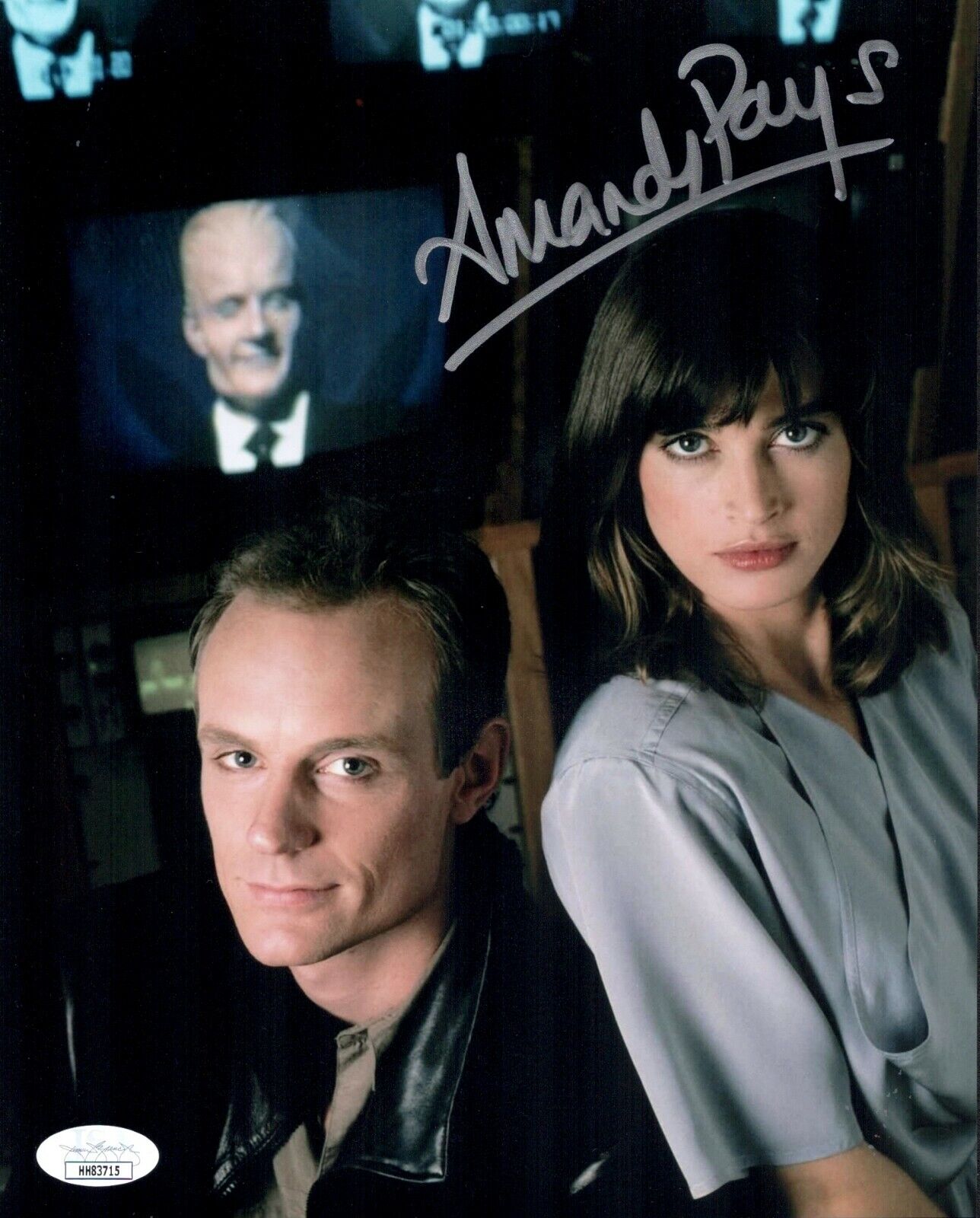 AMANDA PAYS Signed MAX HEADROOM 8x10 Photo Poster painting IN PERSON Autograph THE FLASH JSA COA