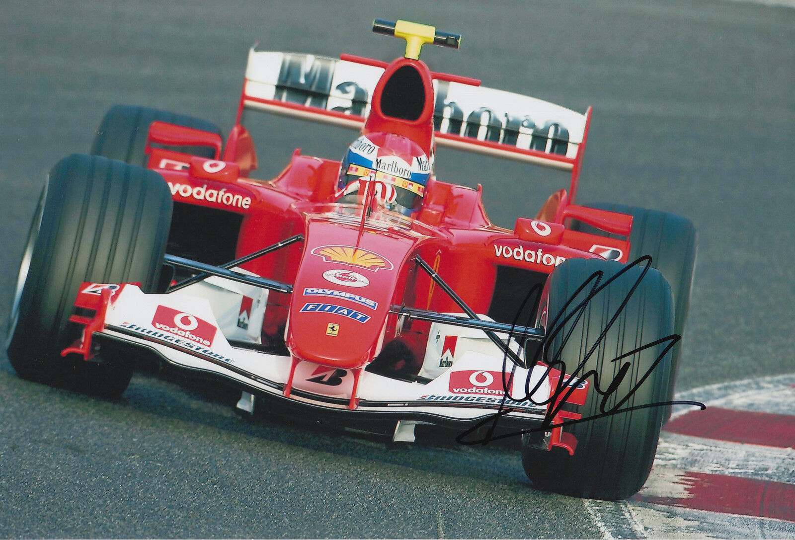 Marc Gene Hand Signed 12x8 Photo Poster painting Scuderia Ferrari.