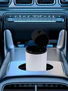 Car Ashtray Aluminum Alloy Auto Ashtray Smell Proof Windproof for Outdoor Travel