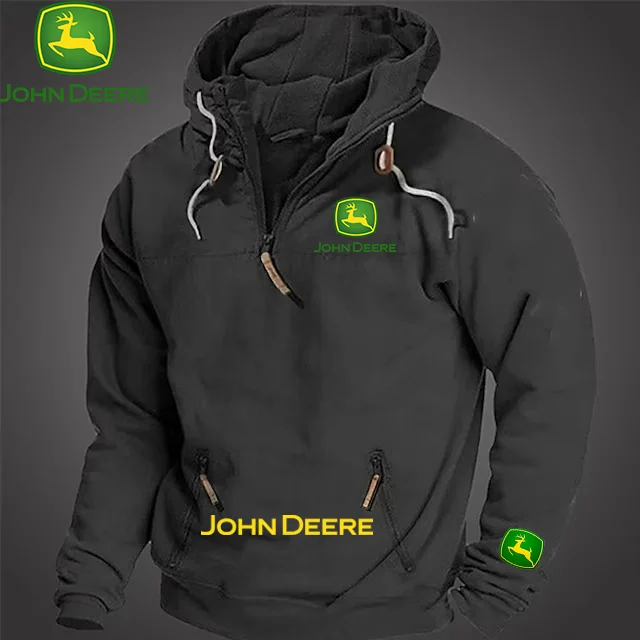 Męska taktyczna bluza z kapturem John Deere&reg; na rok 2025, nowa, gorąca wyprzedaż