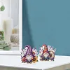 2pcs DIY Rustic Lavender Gnomes Diamond Painting Ornaments