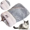 Cat Sleeping Bag Warm Funny Tunnel Cat Nest Cat Bed for 5-8kg Cats Pet Supplies