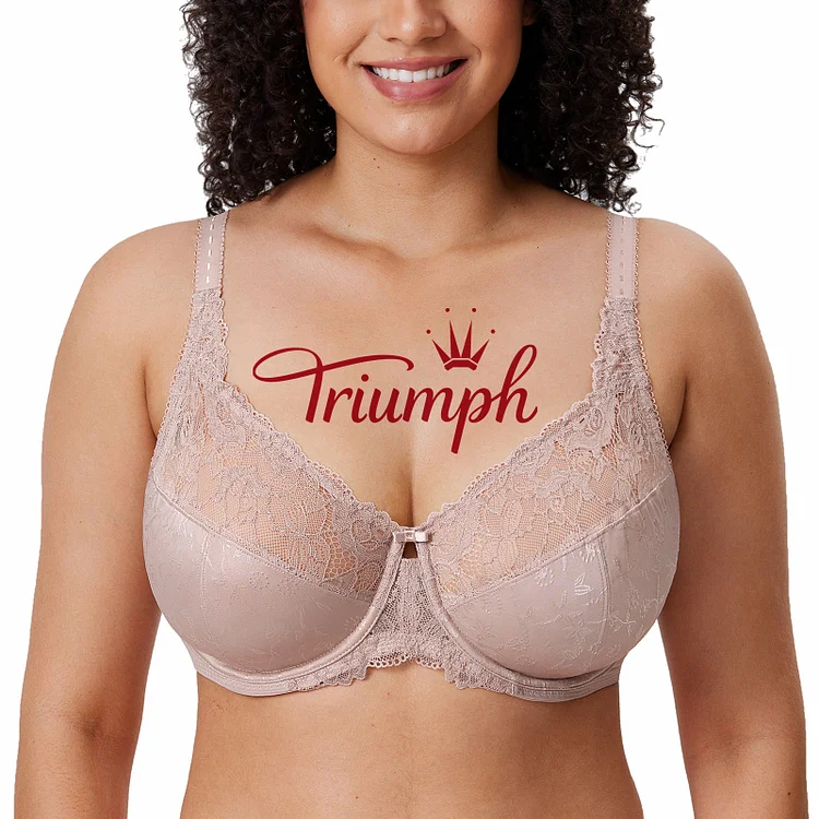 Triumph® 3 sztuki💖Wygodny biustonosz plus size