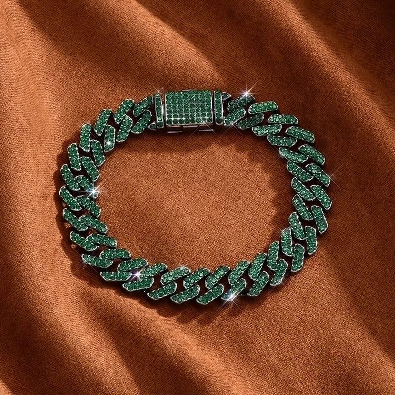 Hip-hop Exaggerated Rock Necklace Alloy Inlay Rhinestones Men’s Pendant Necklace