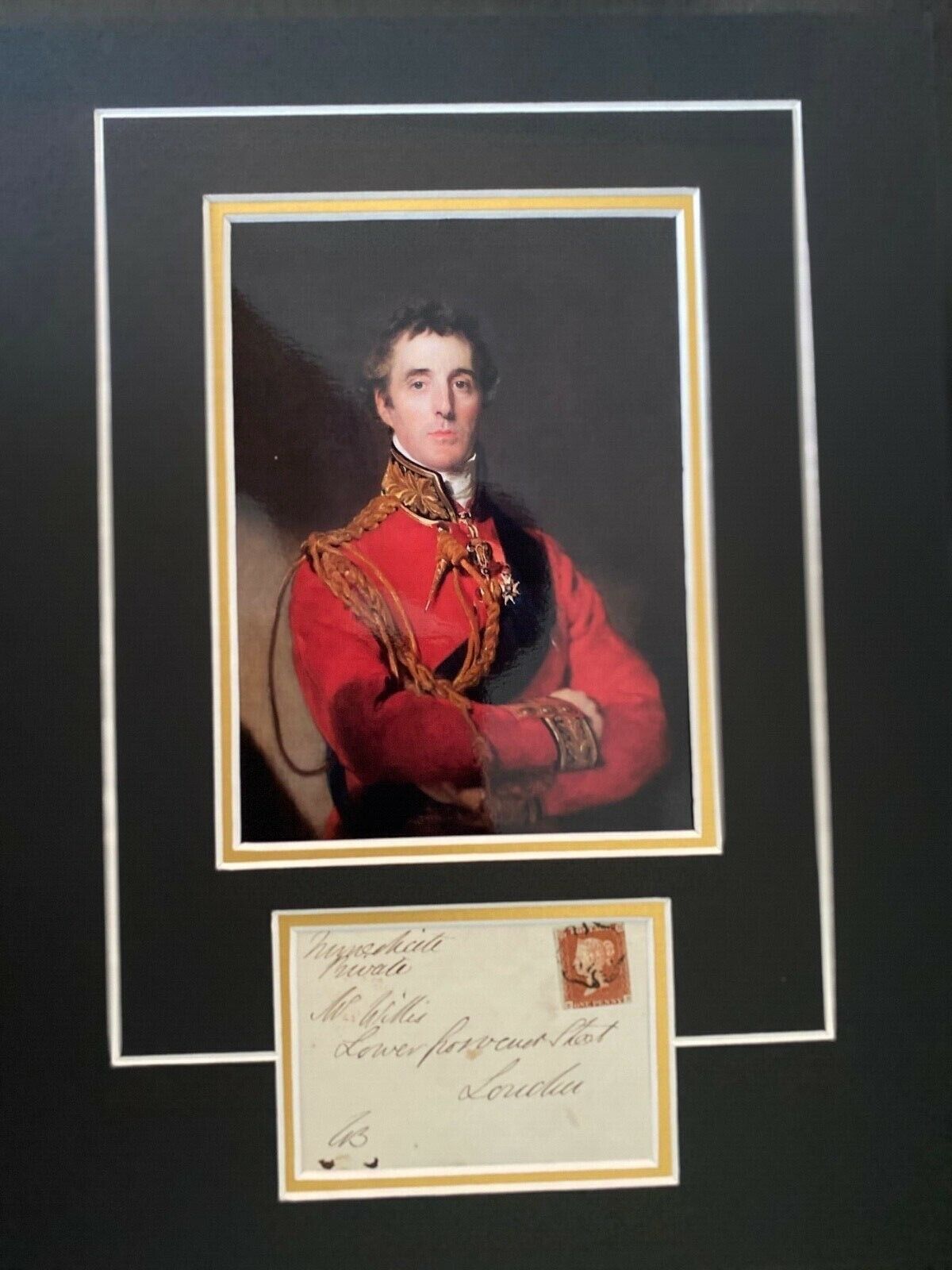 1st DUKE OF WELLINGTON - ALLIED LEADER AT WATERLOO & P.M. - SIGNED Photo Poster painting DISPLAY