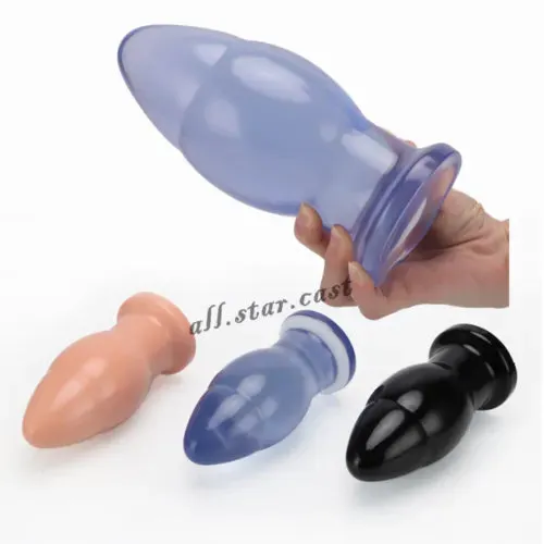 New Anal Plug Big Dildo Butt Plug Massager Vagina Anus Sex Toys for Women  Men