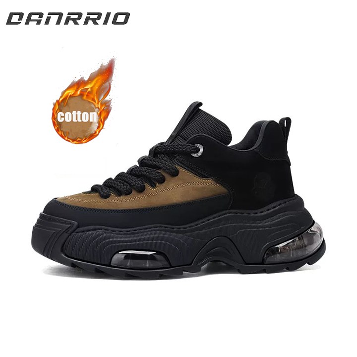 DANRRIO Plush Casual Thick Sole Fashion Cowhide Sports Shoes DANRRIO.COM DANRRIO