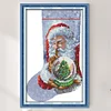 Santa Claus -16CT Stamped Cross Stitch Kit(33*49cm)