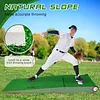 [US Local Warehouse] 88x28x6 Inch Foldable Pitching Mound with Carry Handle Baseball Pitchers Mound