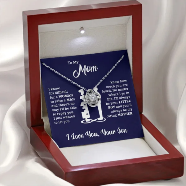 Mom - Loved Mother - Necklace