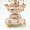 European retro double-layered carousel music box 