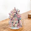Diamond Painting Acrylic Candy House Desktop Ornaments