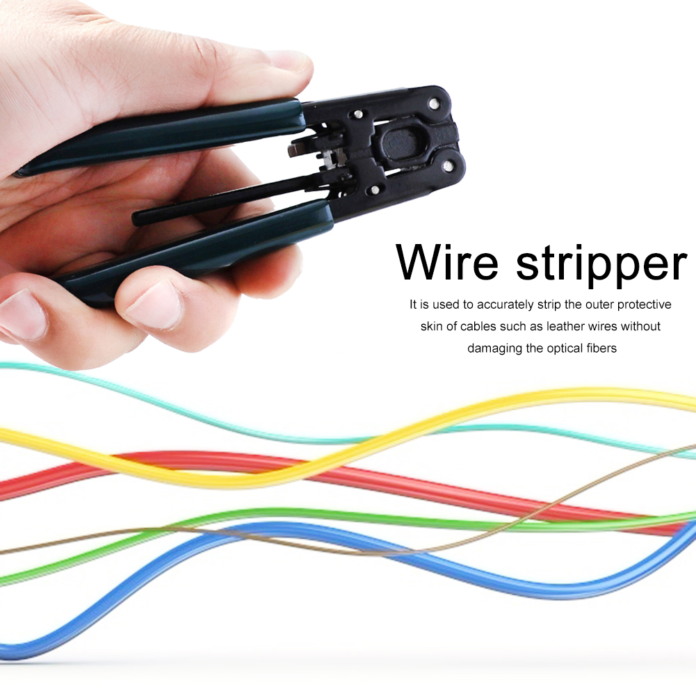 

Wire Stripper Cutter Cable Scissors Optical Fiber Stripping Pliers Forceps, 501 Original