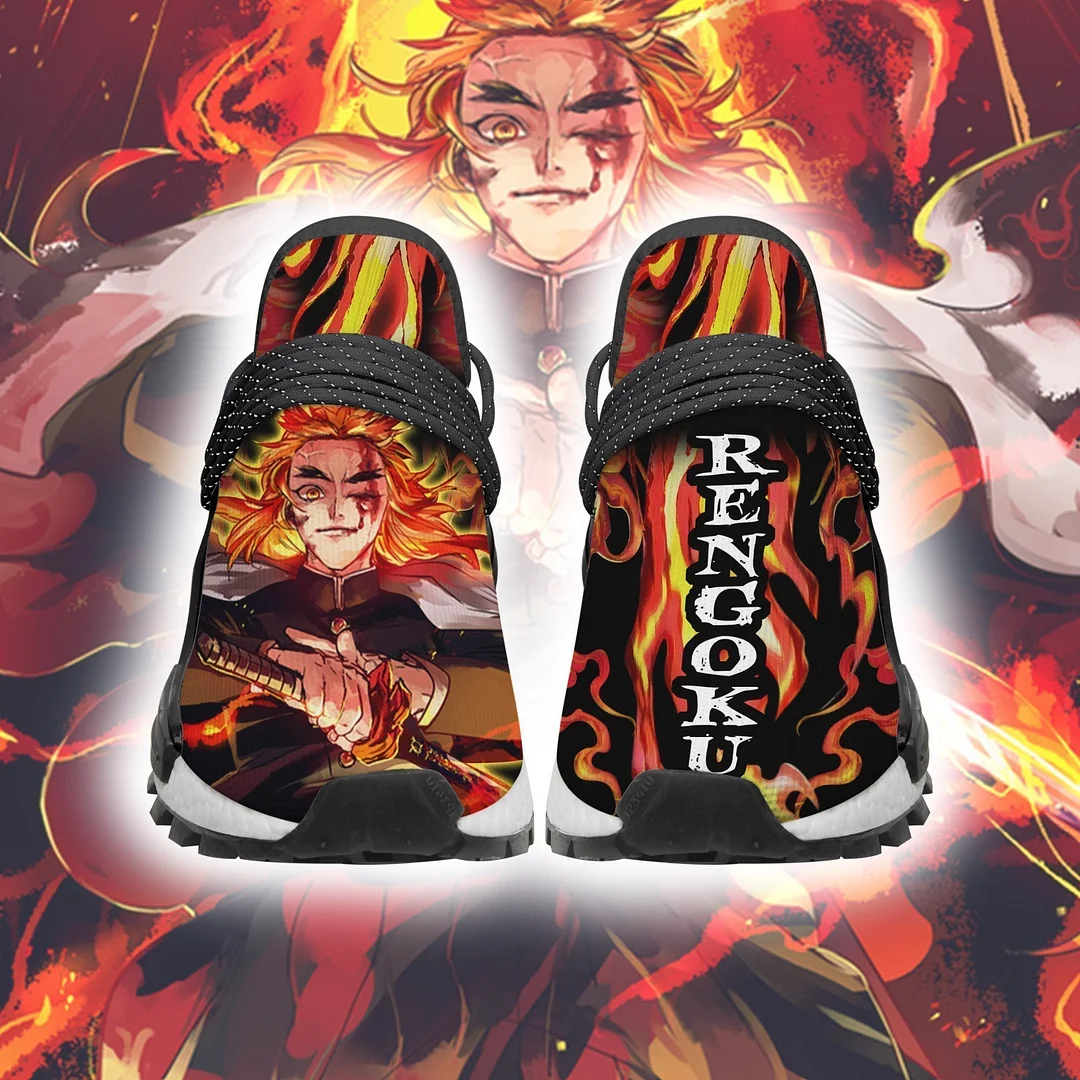 Demon Slayer NMD Shoes Rengoku NMD Shoes Skill Anime Sneakers