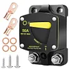 48V Car Circuit Breaker with Manual Reset Switch 50A/100A Marine Circuit Breaker