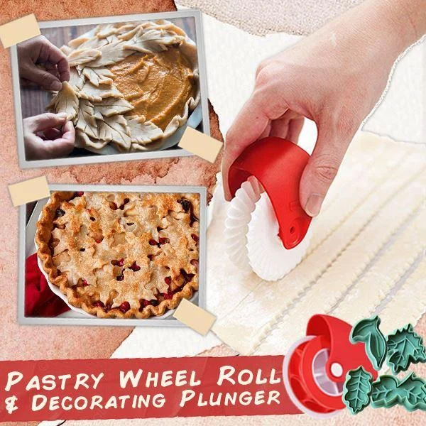Pastry Wheel Roll & Decorating Plunger