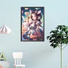 (40*60cm)Lollipop Bunny Girl - Round Partial AB Drill Diamond Painting