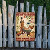 Gardening Girl I Just Want To Work In My Garden - Vintage Metal Signs - 20*30cm/30*40cm - Garden