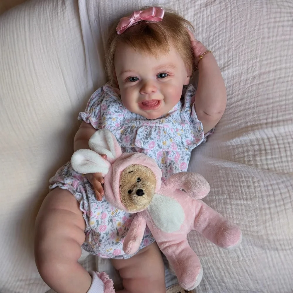 19inch Handmade Reborn Doll For Children'S Birthday And Christmas Best Toy Gift