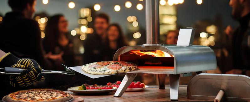Product Introduction of BIG HORN 12''/16'' Wood Pellet Pizza Ovens. 660°F Bake Neapolitan Pizza in 90s. Portable Outdoor Pizza Grill Stove. Stainless Steel. for Outdoor Backyard Camping 2