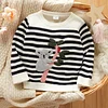 Baby Kid Boy Koala Tree Pattern Stripe Knit Sweater Shirts
