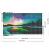 (US Local)2pack 5D DIY Full Round Drill Big Size Diamond Painting Aurora Kit Home Decor Art 70x40cm