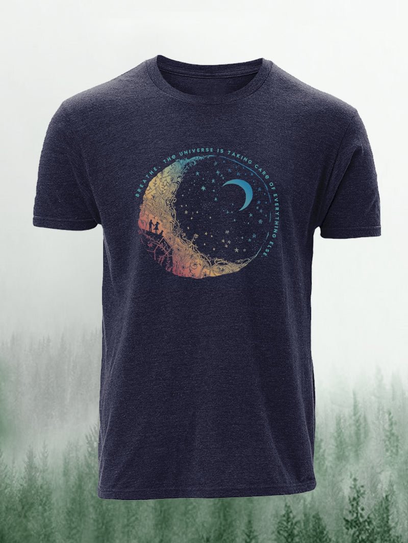Breathing Moon High Quality Short-Sleeved Shirt in  mildstyles