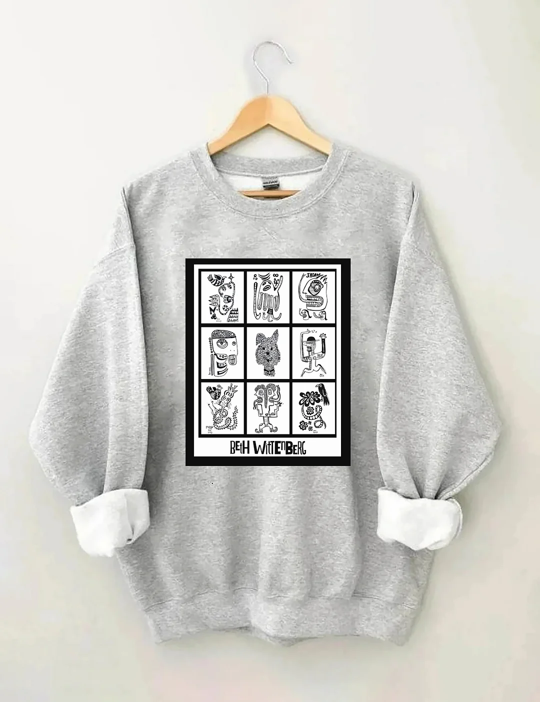 Beth Wittenberg Celebratory Doodle Sweatshirt