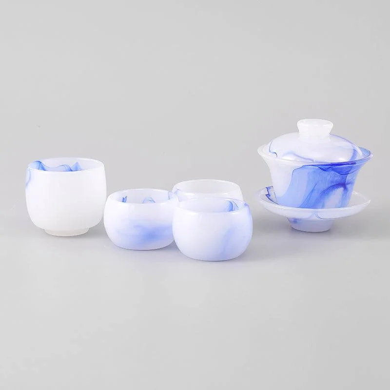 Blue and white porcelain Tea set