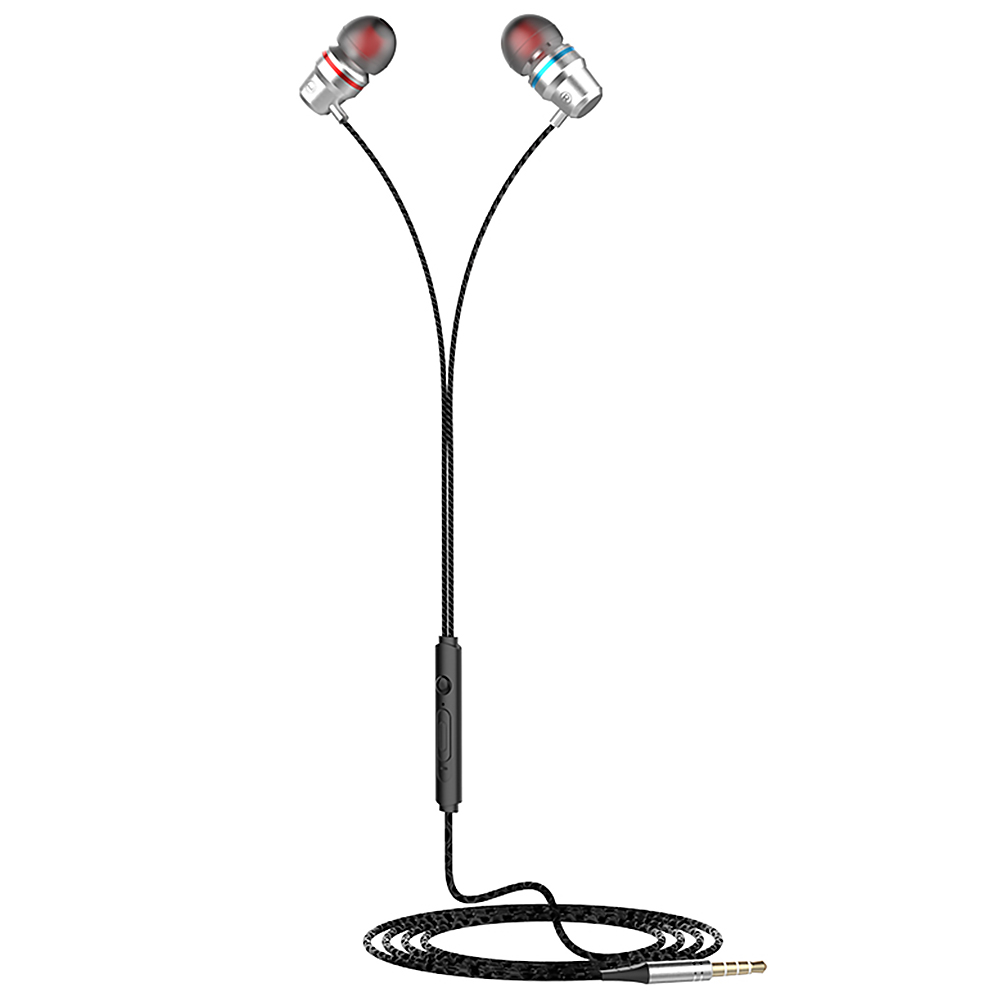 

G2 3.5mm Wired Metal Bass Earbuds In-Ear Headphones with Mic for Phone PC, 501 Original