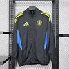 2025/2026 Manchester United Windbreaker Black Football Shirt 1:1 Thai Quality