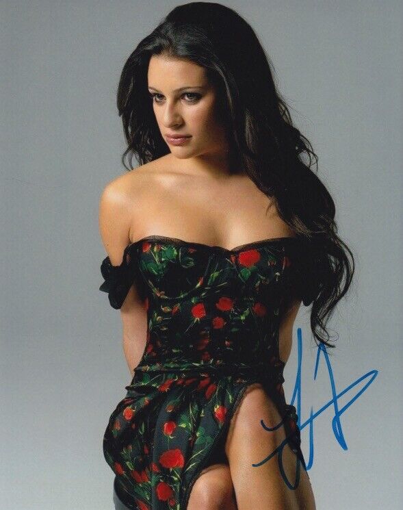 Lea Michele in-person signed 8x10 Photo Poster painting COA