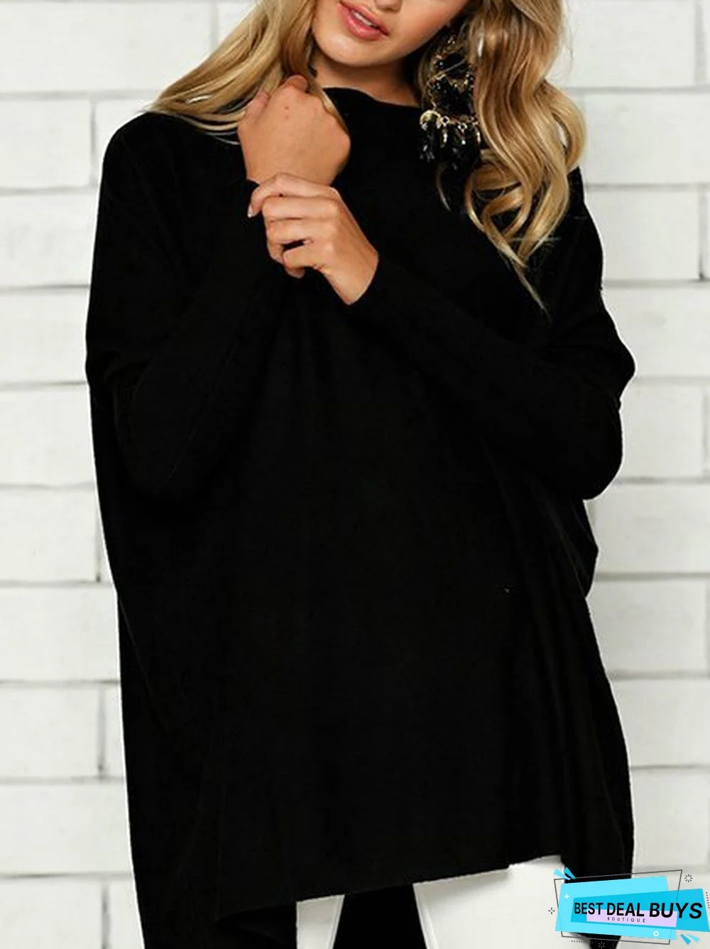 Round Neck Long Sleeve Top