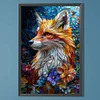 (40*60cm)Flower Fox - Full Round Drill Diamond Painting