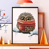 (Counted/Stamped) 14CT/11CT Owl - Cross Stitch 19*22cm/7.48*8.66in(Brand)
