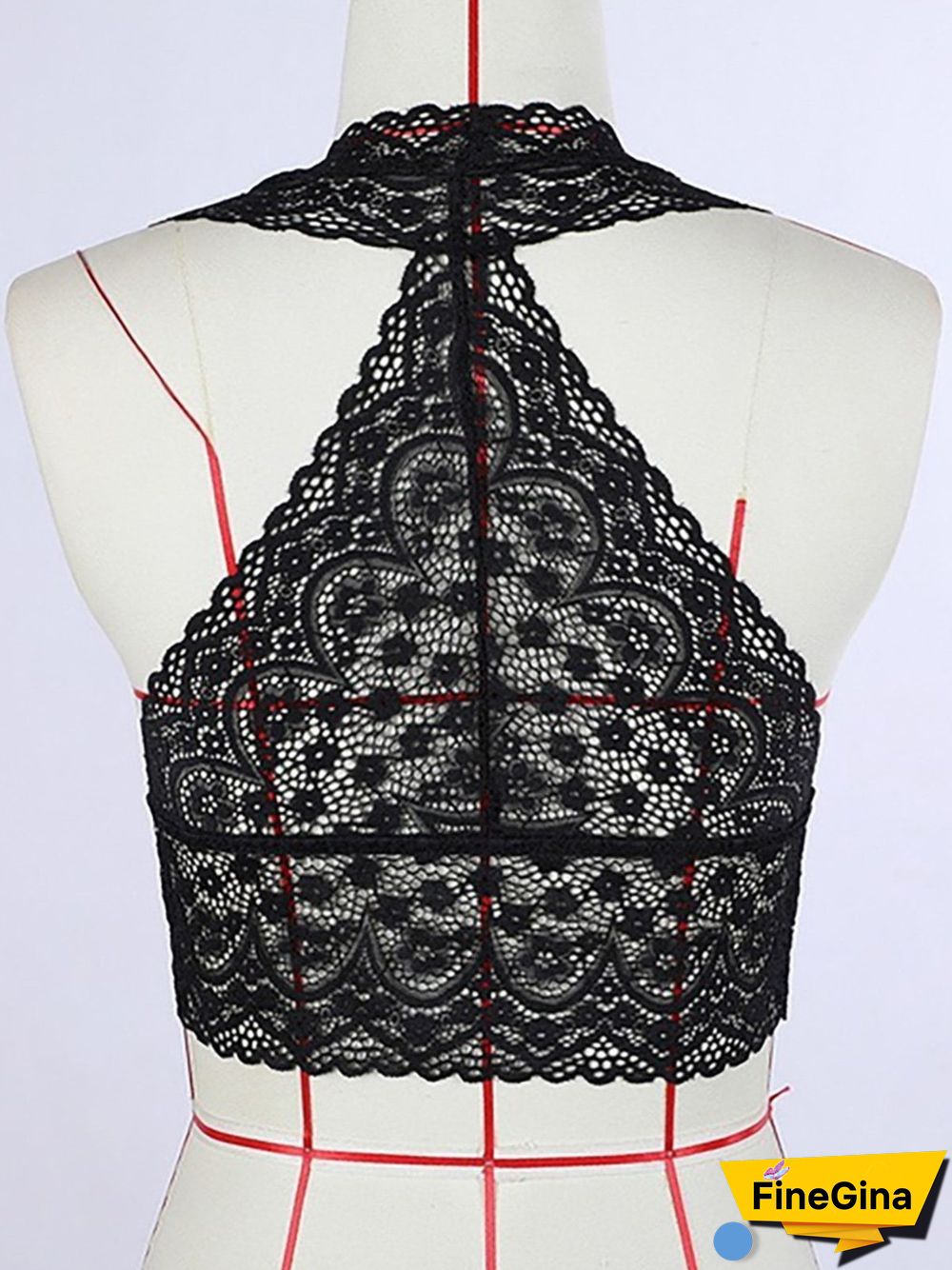 Sexy Beautiful Back Lace Push Up Front Buckle Bra Plus Size