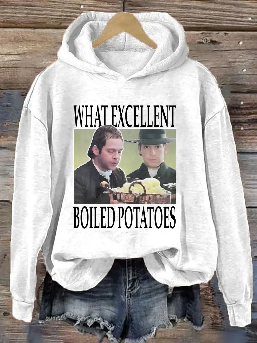 Boiled Potatoes Funny Meme Hoodie
