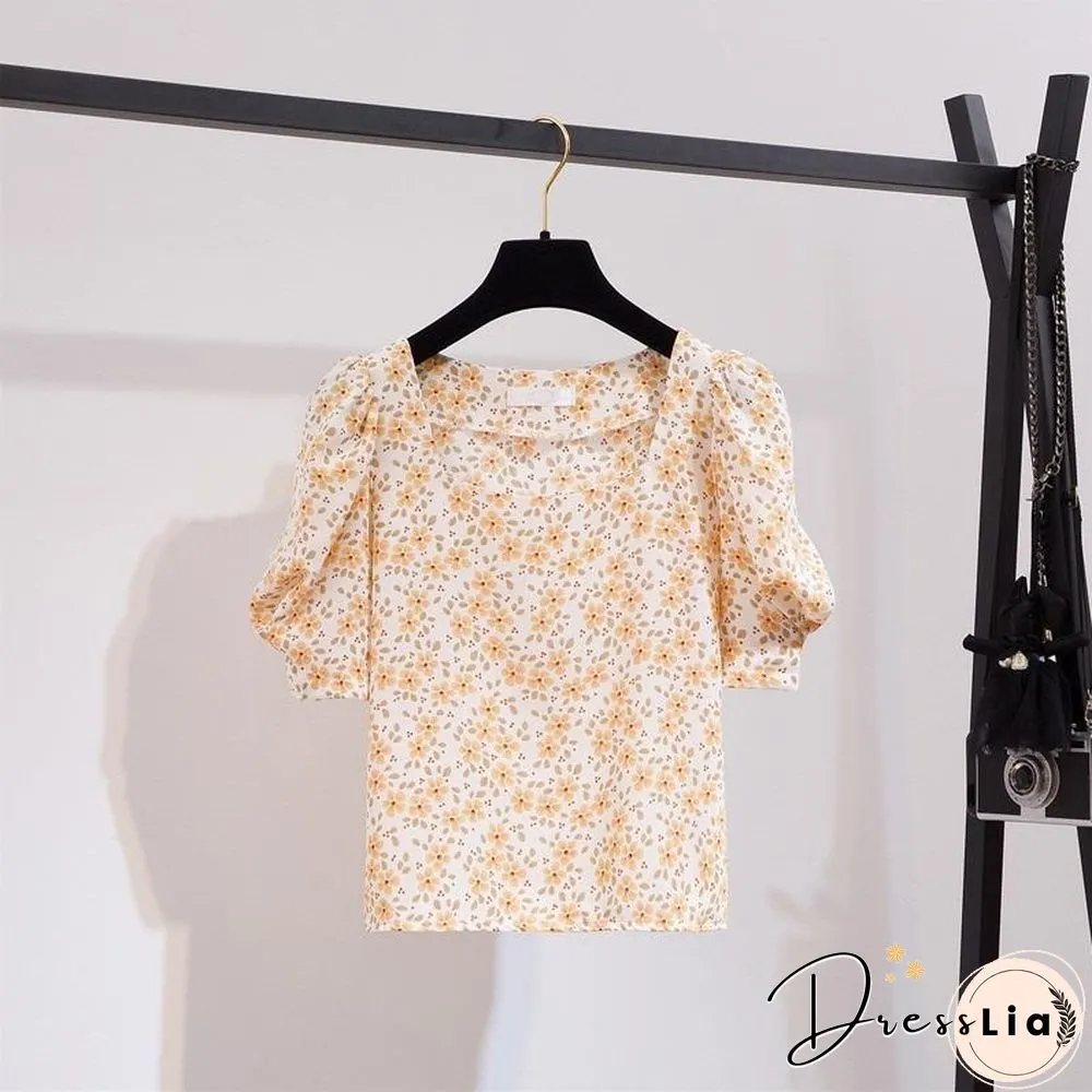 Sweet Floral Tee+Cami Dress P15765