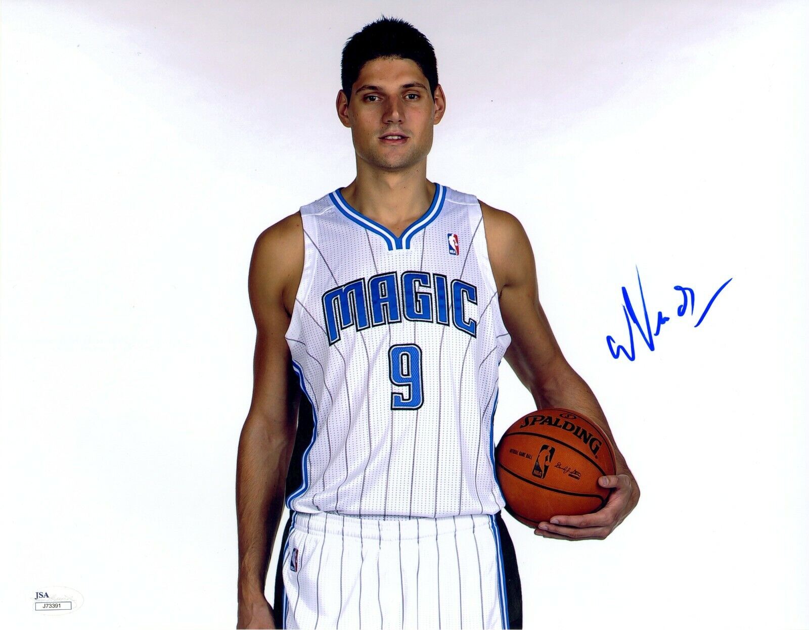 Nikola Vucevic Signed 11x14 Photo Poster painting JSA COA Rookie RC Auto Autograph Bulls Magic