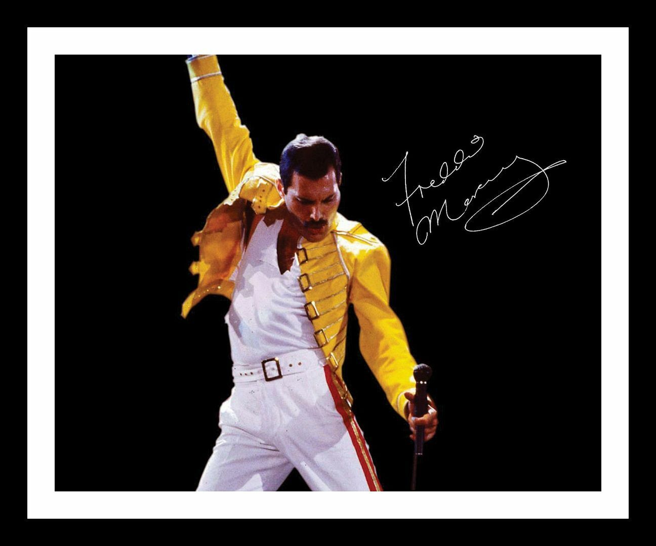 Freddie Mercury - Queen Autograph Signed & Framed Photo Poster painting 1