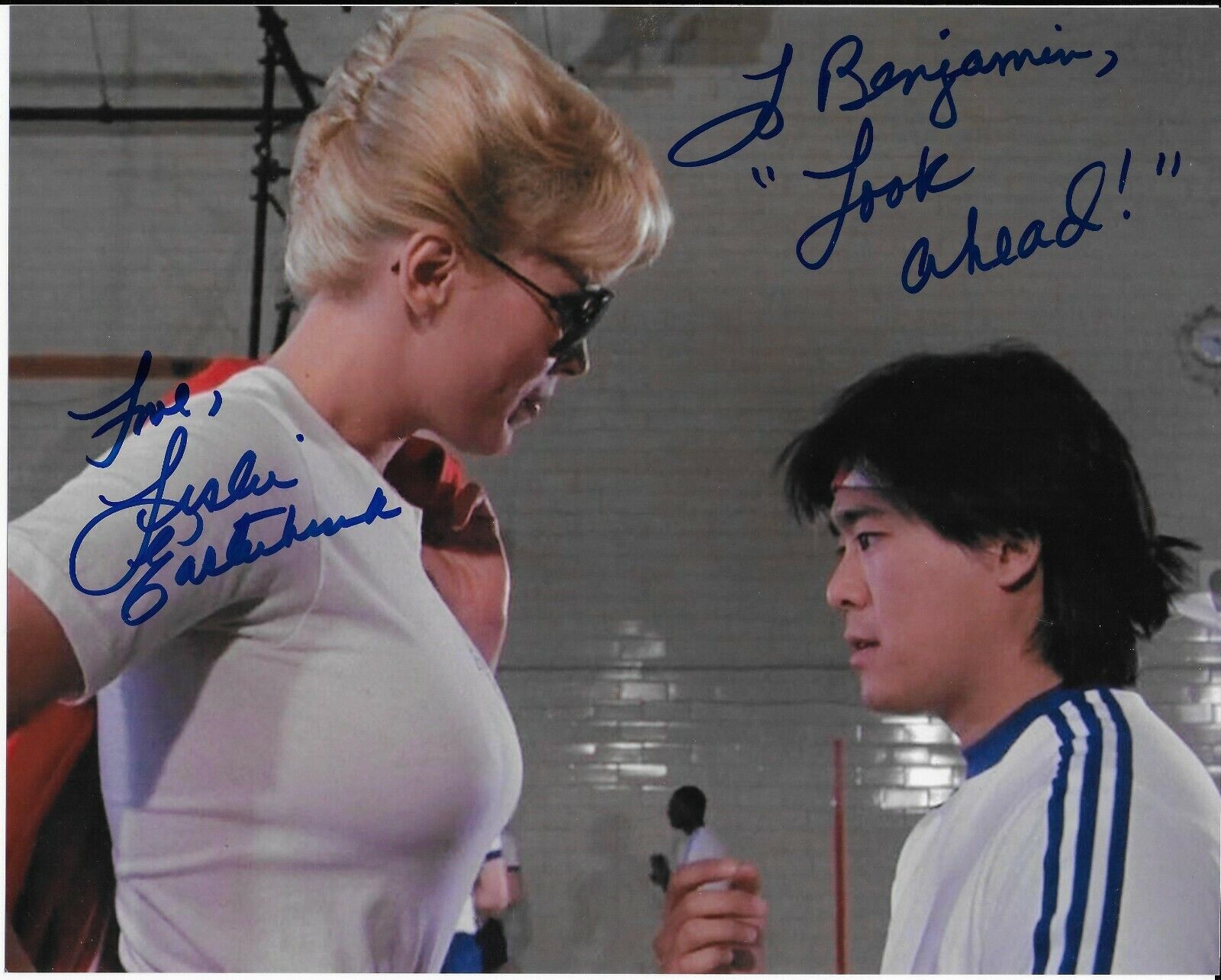 Leslie Easterbrook Police Academy 8X10 Photo Poster painting(Signature personalized to Benjamin)