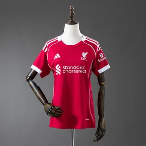 2025/2026 Liverpool Home Women's Soccer Jersey 1:1 Thai Quality