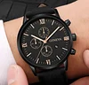 Herrenuhr mit Lederband