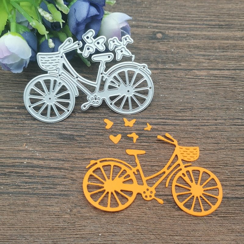 AOKEDIY Metal Steel Bicycle Embossing Dies Cut Stencils DIY Scrapbooking Decorative Cutting Machine