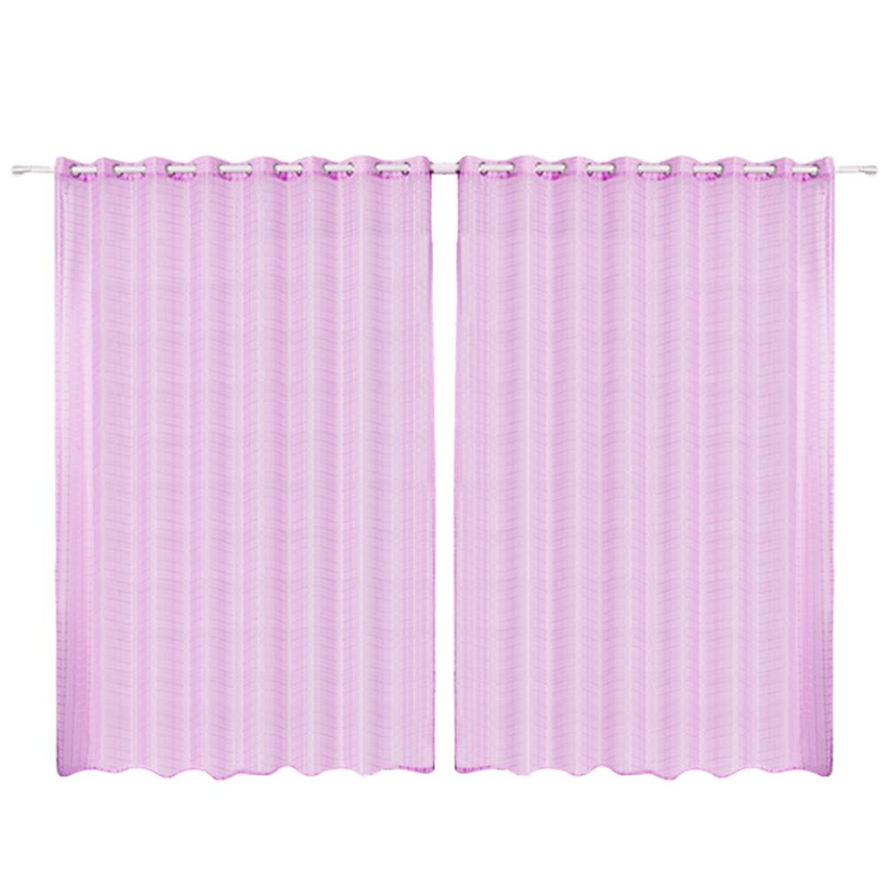 

Gezitelilun Purity Window Screens Transparent Curtains (Lilac Colour, 501 Original