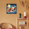 Diamond Painting-DIY Full Round Drill Good Night Bear and Puppy