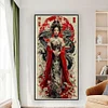 Beauty And The Dragon-11CT Stamped Cross Stitch 50*100cm/19.69*39.37in (Big Size)